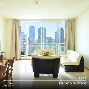 เช่าคอนโด 💙 The Empire Place, 2นอน 114.07ตร.ม. 55k ⭐ ยูนิตใหญ่พิเศษ ใกล้ BTS ช่องนนทรี