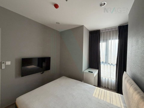 🚩 For Rent Condo THE TREE HUA MAK INTERCHANGE Building 1, Floor 20,1 bed room, Room size 28 sqm
