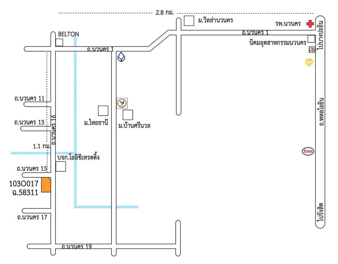 รูป ขายโรงงาน เนื้อที่ 9 ไร่เศษ ในนิคมอุตสาหกรรมนวนคร ปทุมธานี - รูปที่ 9/9