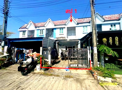 ทาวน์โฮม นิคมบางพลี : ทาวน์เฮ้าส์ 16 ตร.วา นันท์นภัส สมาร์ทโฮม บางบ่อ สมุทรปราการ 1.3M