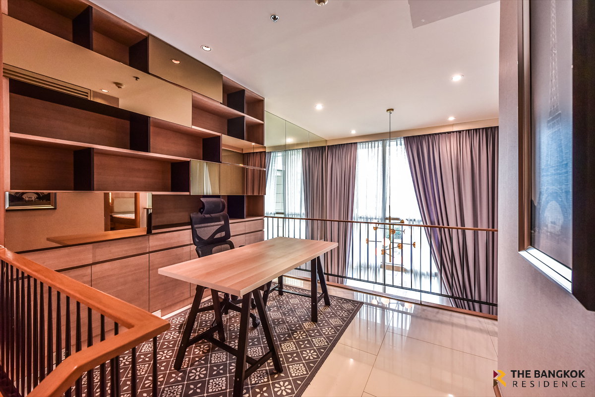 รูป  เช่าคอนโด 💙 The Empire Place, Duplex 2นอน 107ตร.ม. 55k 💎 ยูนิตว่าง แต่งสวย ใกล้ BTS ช่องนนทรี  - รูปที่ 8/13