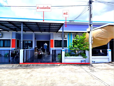 ทาวน์โฮม ปลวกแดง : ทาวน์เฮ้าส์ 22.8 ตร.วา ทรัพย์มณี 999 เฟส 5 ปลวกแดง ระยอง 1.1M
