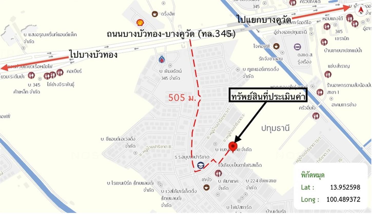 รูป ทาวน์เฮ้าส์ 36 ตร.วา บ้านปาริชาต เมืองปทุมธานี ปทุมธานี 2.2M - รูปที่ 14/15