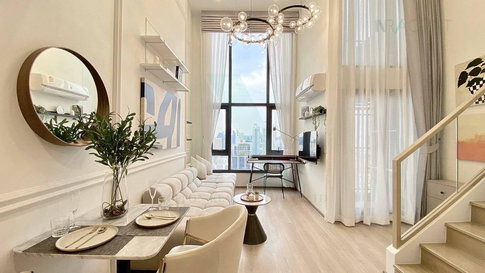🎊 ให้เช่าคอนโด ไลฟ์ พระราม 4-อโศก อาคาร 1 ชั้น 35 Duplex ขนาด 40 ตรม ใกล้ ใกล้ MRT ศูนย์การประชุมแห่งชาติสิริกิติ์