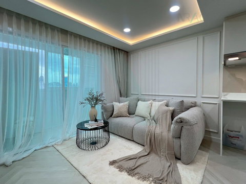 ขายคอนโด ทรัพย์แก้ว ทาวเวอร์ อาคาร 1 ชั้น 24 2 ห้องนอน ขนาด 63 ตรม ใกล้ โรงเรียนนานาชาติเดอะรีเจ้นท์