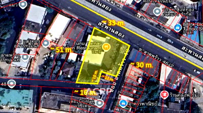 Land for sale Ladprao 48, Chokchai 4, Ladprao 71 : Land with building for Sale with tenant on the main Lat Phrao Road, close to MRT Phawana station