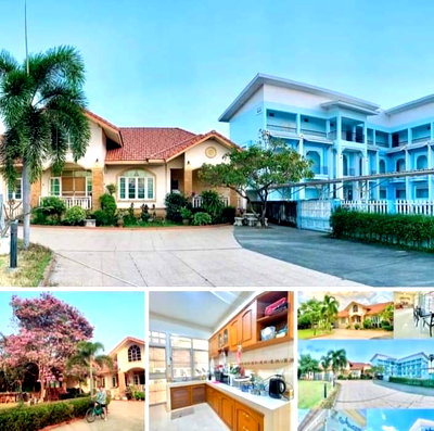 บ้านเดี่ยว ม.ราชภัฏเพชรบุรี : ขายบ้านชั้นเดียวพร้อมที่ดิน 323 ตารางวา  พื้นที่ใช้สอย 349 ตรม  ใกล้โรบินสัน สมอพลือ บ้านลาด เพชรบุรี