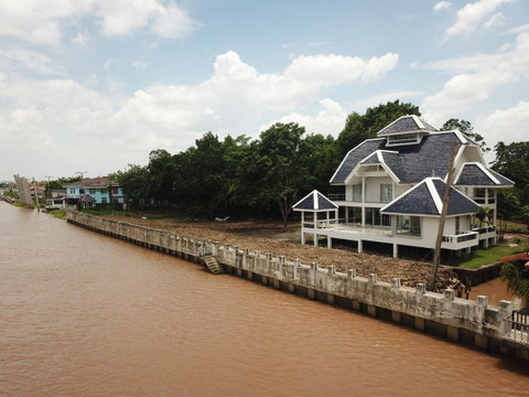 House for rent, Chao Phraya Riverfront, Wat Tha It, Nonthaburi