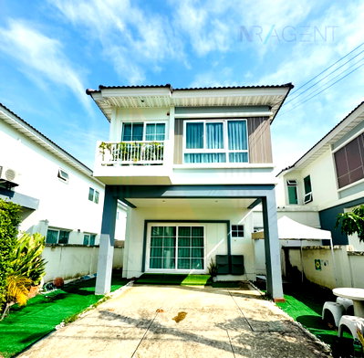 บ้านเดี่ยว สมุทรปราการ : ขายบ้านแฝด โครงการ ศุภาลัย ไพรด์ ประชาอุทิศ 2 ชั้น 3 ห้องนอน 2 ห้องน้ำ