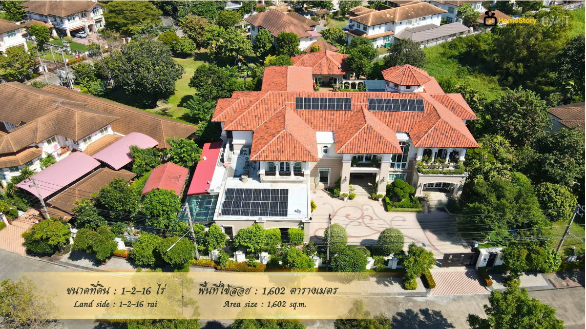 รูป (G-240)ขาย คฤหาสน์หลังใหญ่ ติดสนามกอล์ฟ หมู่บ้านโฮมออนกรีน ธัญธานี ลำลูกกา ปทุมธานี - รูปที่ 2/40