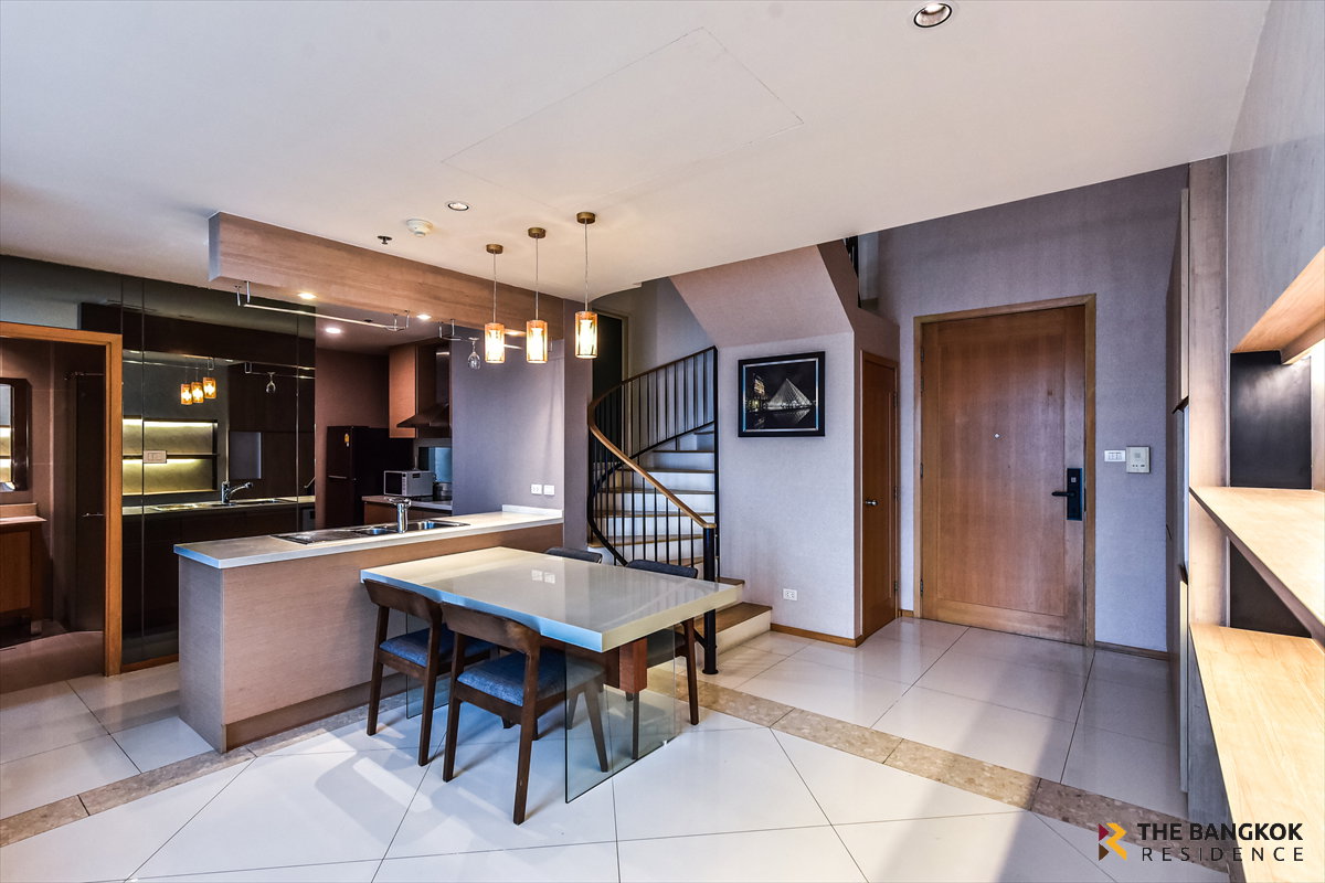 รูป  เช่าคอนโด 💙 The Empire Place, Duplex 2นอน 107ตร.ม. 55k 💎 ยูนิตว่าง แต่งสวย ใกล้ BTS ช่องนนทรี  - รูปที่ 10/13