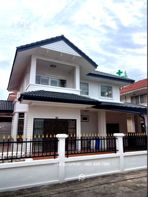 บ้านเดี่ยวให้เช่า : บ้านเช่าอ่างศิลา ใกล้ถนนสุขุมวิท  หมู่บ้าน ปิยวัฒน์ ✅ พร้อมเข้าอยู่ #HR0086