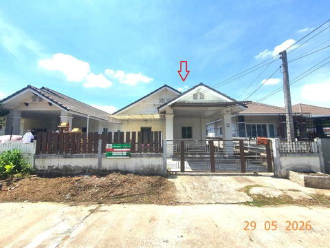 บ้านเดี่ยว 64 ตร.วา บ้านสวนหัตถกรรมถวาย หางดง เชียงใหม่ 2.1M