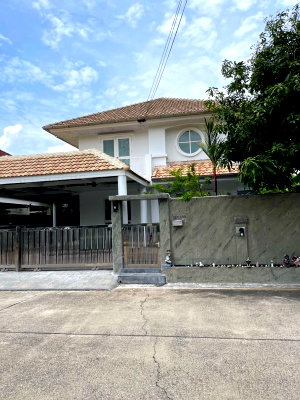 เช่าบ้านเดี่ยว นิคมอัญธานี (เจมโมโปลิส) : 🏡✨ ให้เช่าบ้านเดี่ยวหลังมุม – หมู่บ้านชวนชื่น อ่อนนุช 📍 เดินทางสะดวก ใกล้สนามบินสุวรรณภูมิ