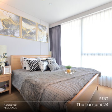 เช่าคอนโด 🌆 The Lumphini 24, 2นอน 55ตร.ม. 55k 💎 ยูนิตว่าง พร้อมนัดชม ใกล้ BTS พร้อมพงษ์ 