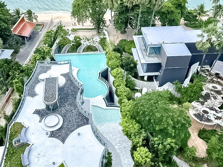 รูป AROM WONGAMAT Condo for Rent Studio High Floor Sea View - รูปที่ 9/9