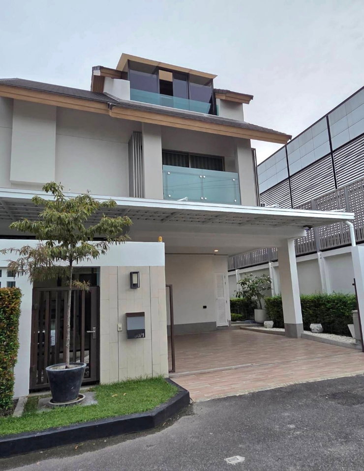 Twin houses for rent : 🌜🌟🌛Luxury house for rent Private Nirvana Through Ekkamai-Ramindra.