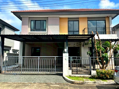 ขายบ้านเดี่ยว : ขายบ้านเดี่ยว โครงการ ไลฟ์ บางกอก บูเลอวาร์ด รามอินทรา 65 2 ชั้น 3 ห้องนอน 3 ห้องน้ำ
