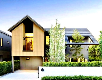 Houses for rent Saphan Mai : Watcharaphon Post Office 400 m. 2-storey detached house, 3 bedrooms, 3 bathrooms, fully decorated with built-ins. Suitable for living, convenient