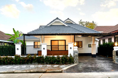 บ้านเดี่ยว เชียงใหม่ : ขายบ้านเดี่ยวชั้นเดียว บ้านวังตาล หางดง เชียงใหม่ 3 ห้องนอน 60 ตร.ว. ราคา 3.95 ล้าน (H516)  T.094-651-1456