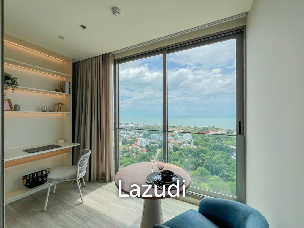 รูป คอนโดใหม่ 28 ตร.ม. ชั้น 26 วิวทะเลใจกลางหนองแก หัวหิน - รูปที่ 11/16