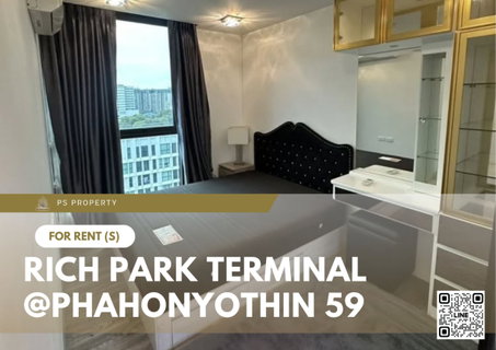 รูปภาพ For Rent 🔥 Rich Park Terminal @Phahonyothin 59 🔥 Fully furnished and equipped with appliances; near Kasetsart University.