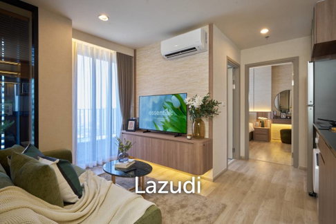 42.96 sqm high-floor 2-bedroom condo at Ideo Mobi Sukhumvit East Point Bangna