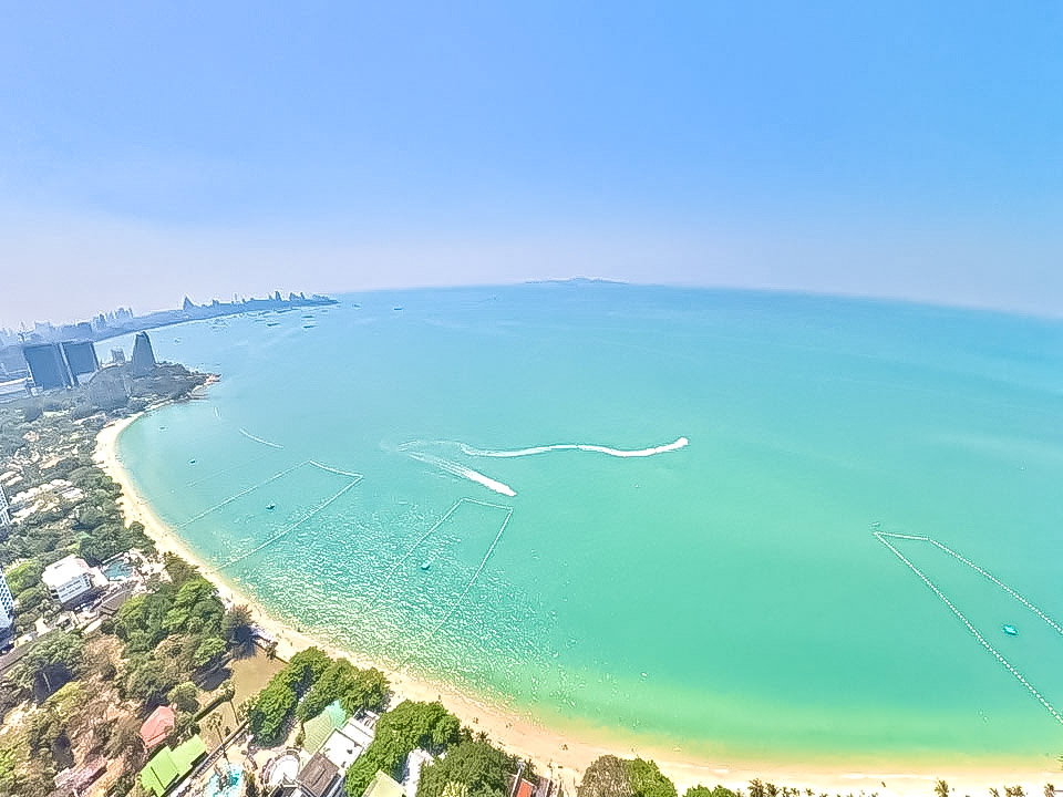 รูป AROM WONGAMAT Condo for Rent Studio High Floor Sea View - รูปที่ 8/9
