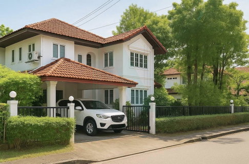รูปภาพ 📌 ให้เช่าบ้านเดี่ยว 2 ชั้น สัมมากร รามคำแหง 112 4 ห้องนอน 3 ห้องน้ำ