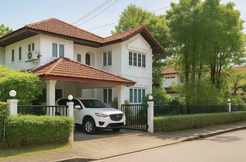 Houses for rent : 📌 For Rent 2-story House SAMMAKORN RAMKAMHANG 112 4 bedroom 3 bathroom