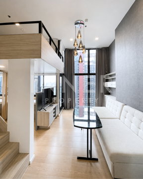 ใกล้ MRT Rama 9🏙️(For Rent/ให้เช่า) Chewathai Residence Asoke 💵 23,000 THB (Duplex - Loft, 37 sqm) ชีวาทัย เรสซิเดนซ์ อโศก