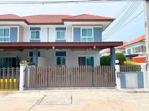 บ้านเช่าบ้านริมสวน  ใกล้นิคมอมตะ หมู่บ้าน บ้านริมสวน ✅  พร้อมเข้าอยู่ #HR0087