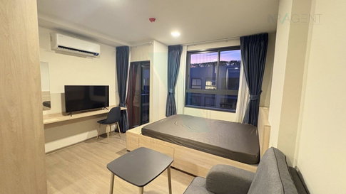 For Rent Condo THE MUVE BANGNA Building A, Floor 8,Studio, Room size 25 sqm
