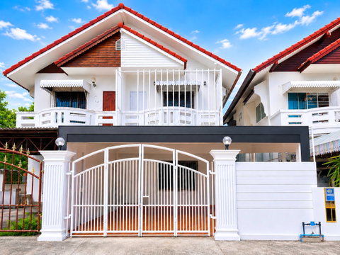 🏠 ขาย วังบัวตองบ้านแฝด 2 ชั้น โซนสันทราย ใกล้ ม.แม่โจ้ T. 063-6649056
