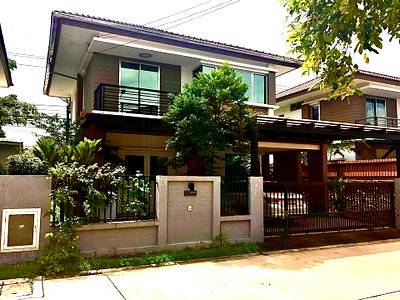 บ้านเดี่ยว สนามบินสุวรรณภูมิ : ขายบ้านเดี่ยว โครงการ เอโทล มัลดีฟส์ ปาล์ม 2 ชั้น 4 ห้องนอน 2 ห้องน้ำ