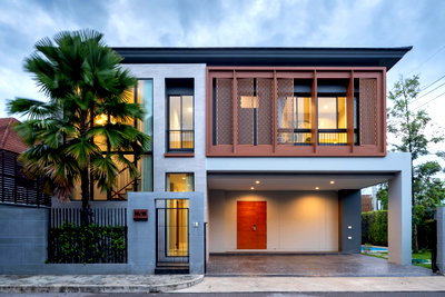 Houses for rent Chiang Mai : Modern House for RENT! 2 Story House - At Hang Dong area. Near to Supermarket, fresh market, Central , International School