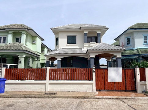 🔥ขาย บ้านเดี่ยว Seranee Baan Kluay-Sainoi หมู่บ้านเศรณี บ้านกล้วย-ไทรน้อย ตกแต่งใหม่ สภาพดี ต้นโครงการ พื้นที่รอบบ้านเยอะ ✅
