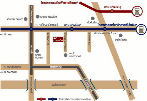 รูป 2 ห้องนอน ชั้นสูง วิวดีมาก ห่างสถานี MRT บางยี่ขันเพียง 3 นาที - รูปที่ 9/9