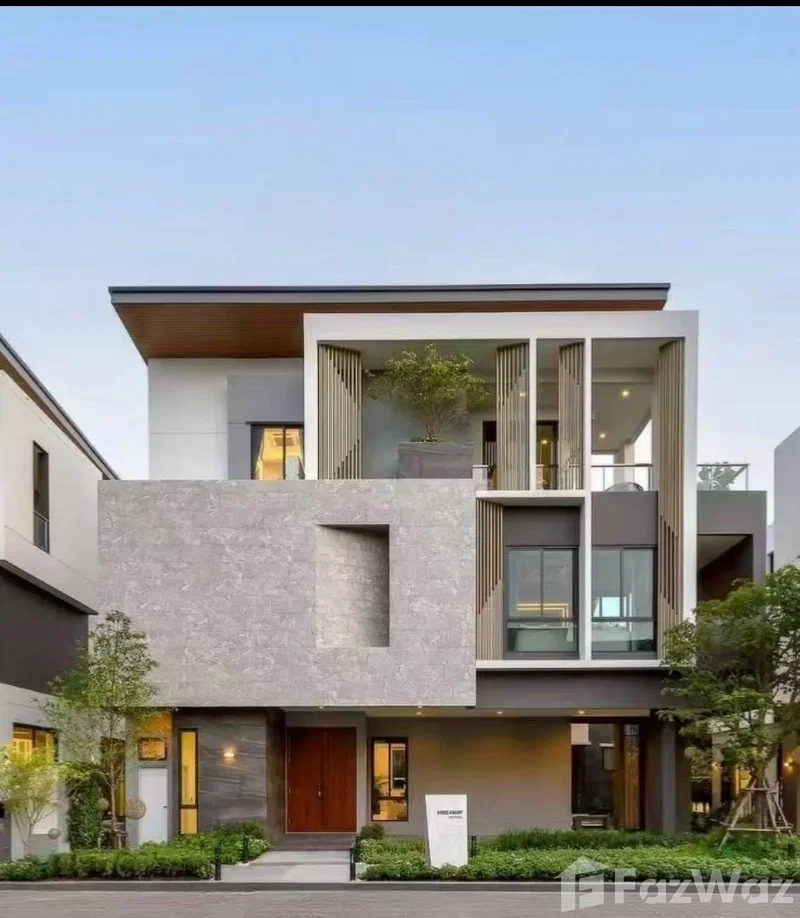 บ้านเดี่ยวให้เช่า : บ้านเดี่ยวให้เช่า 4 ห้องนอน ในโครงการ เดอะ เจนทริ เกษตร-นวมินทร์ 6597579