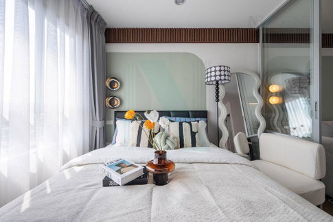 🎉 For Sell Condo LUMPINI VILLE PRACHACHUEN - PHONGPHET 2 Building A, Floor 22,1 bed room, Room size 27 sqm
