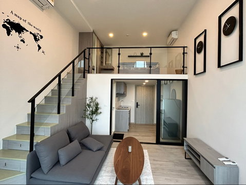 [For Rent] คอนโด โซ ออริจิ้น พหลโยธิน69 สเตชั่น 〰️ Duplex ส่วนกลางหรูมาก ✨