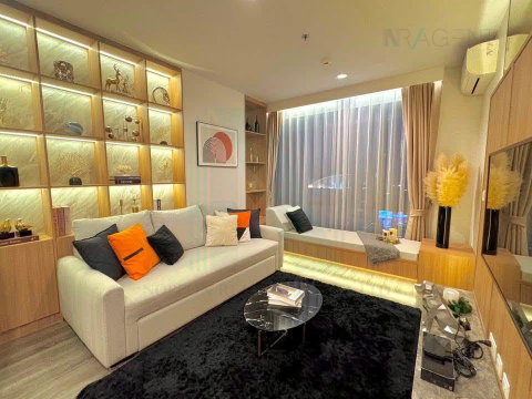 🎉 ขายคอนโด ไอดีโอ โมบิ รางน้ำ อาคาร 1 ชั้น 281 Bedroom Plus ขนาด 58 ตรม ใกล้ สวนสันติภาพ