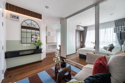 🚩 For Sell Condo LUMPINI VILLE PRACHACHUEN - PHONGPHET 2 Building A, Floor 22,1 bed room, Room size 27 sqm