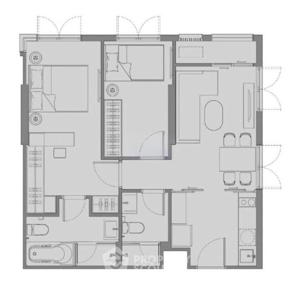 รูป คอนโด 2 ห้องนอน Chapter Thonglor 25 ย่านทองหล่อ (ID 2894815) - รูปที่ 3/3