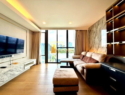คอนโดให้เช่า : Siamese Exclusive Queens | Tasteful 2 Bedroom Condo For Rent - BR61843CD