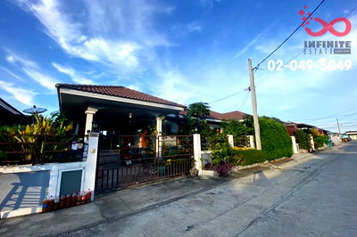 ขายบ้านเดี่ยว : ขายบ้านเดี่ยวชั้นเดียว 37 ตร.ว. บ้านรติรัตน์ บ้านกล้วย-ไทรน้อย นนทบุรี 