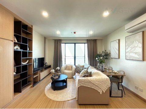 🚩 For Rent Condo THE GALLERY BEARING Building 1, Floor 22,2 bed room, Room size 68.00 sqm