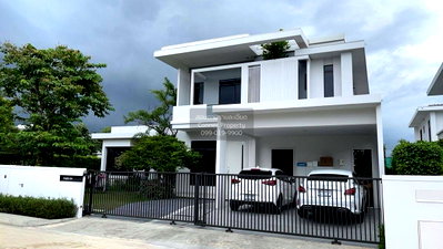 Houses for sale Nong Khaem : For Sale House , MANTANA 100+ Kanchana - Bangbon 5 , nice view , corner unit , wide frontage , newly renovated , Nong Khaem , Nong Khaem , Bangkok , CX-165044 ✅ Live chat with us ADD LINE @connexproperty ✅