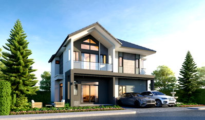 บ้านเดี่ยว สนามบินสุวรรณภูมิ : H-Cape Serene บ้านเดี่ยวบางนา–สุขาภิบาล 2 เหลือเพียง 2 หลังสุดท้ายเท่านั้น! ทำเลศักยภาพ เดินทางสะดวก 