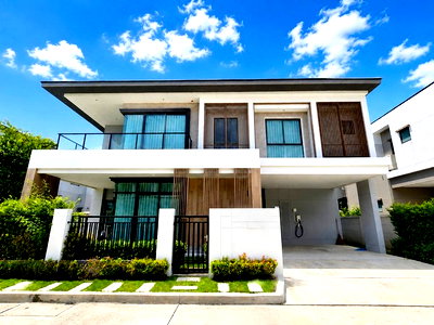 บ้านเดี่ยวให้เช่า : ให้เช่าบ้านเดี่ยว Bangkok Boulevard แจ้งวัฒนะ-ราชพฤกษ์ ใกล้ SISB พร้อมเข้าอยู่